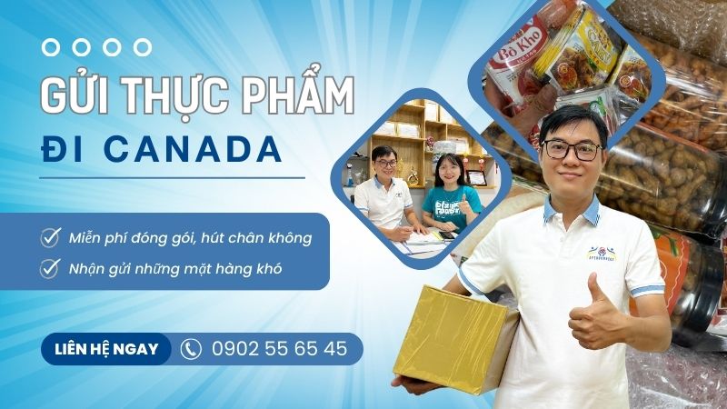 Gửi thực phẩm đi Canada